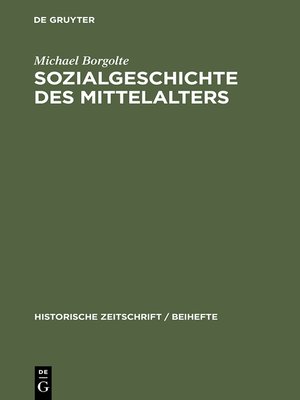 cover image of Sozialgeschichte des Mittelalters
